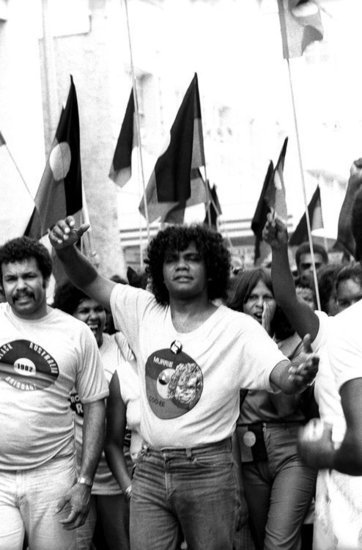 Lionel Fogerty – Poet, Activist, Leads an Illegal March, Brisbane Queensland