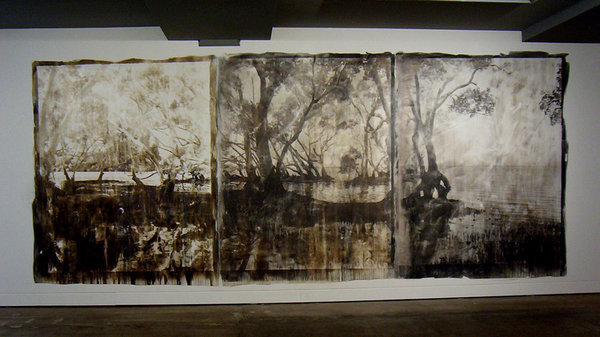 Photo document of Mangrove wall, gallery 2, Institute of Modern Art