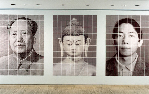 Reincarnation-Mao, Buddha & I [installation view]