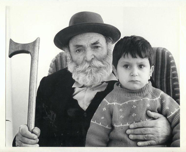 Turkish Grandfather with grandson, Brunswick